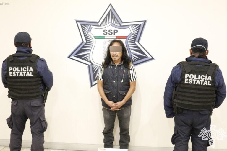 Policía Estatal detiene a hombre presuntamente dedicado al robo a casa habitación