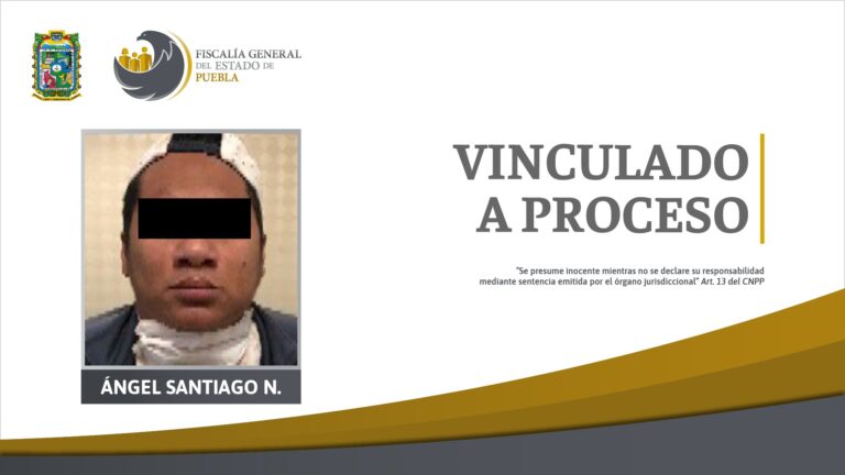 Vinculan a proceso a Ángel Santiago N. por robo agravado