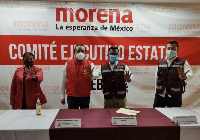 Amplia participación de militantes y simpatizantes de Morena en registro de aspirantes a diputaciones locales