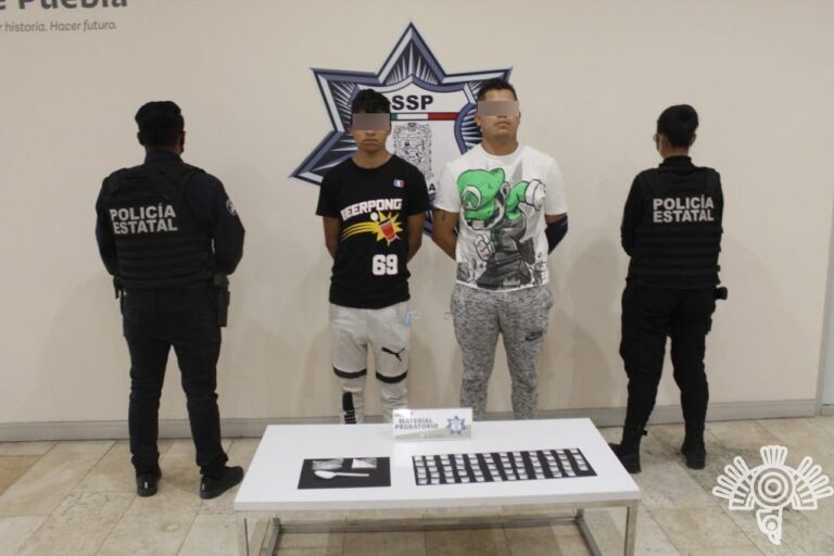 Detienen a Rogelio C. y Erwin Jovany G. presuntos cibernarcomenudistas