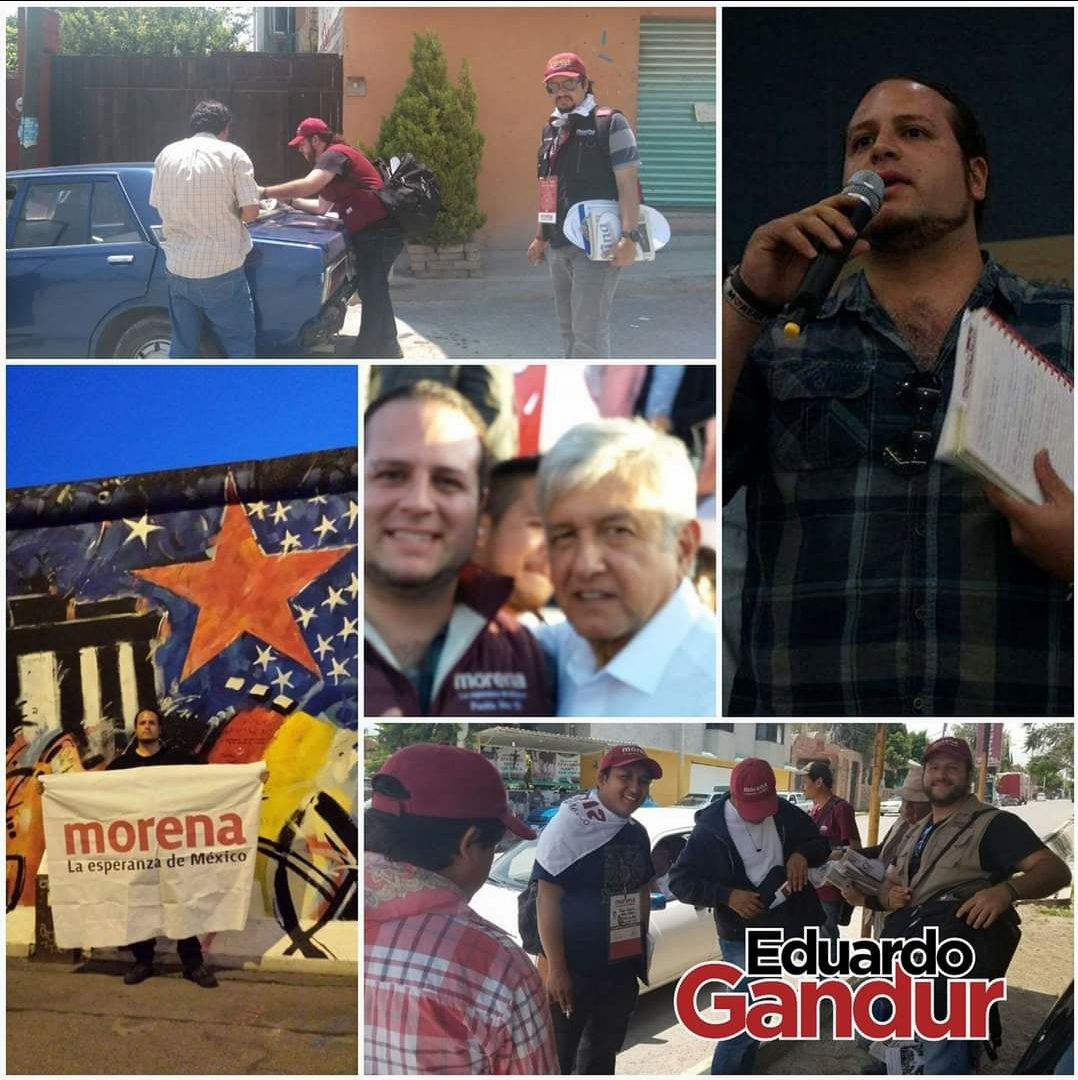 Eduardo Gandur se registra como aspirante a diputado de Morena 