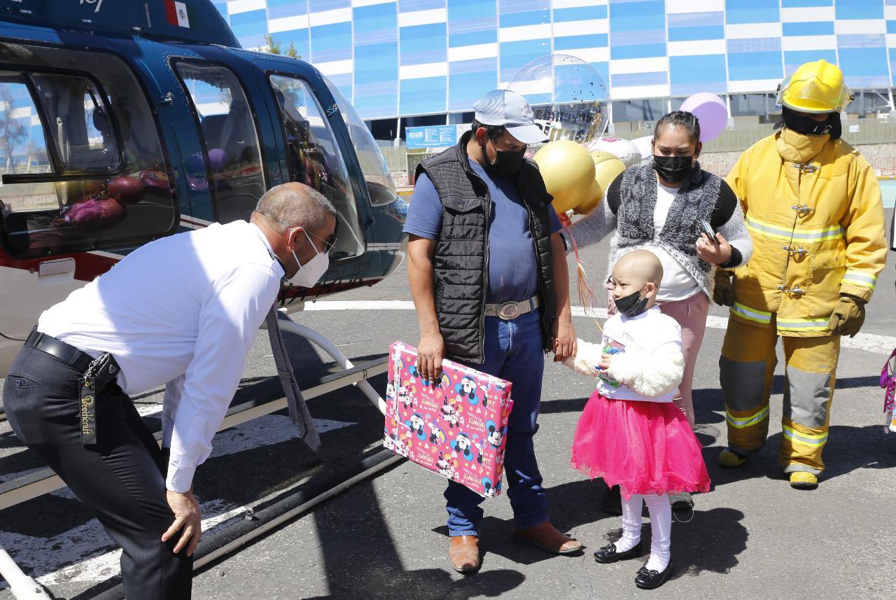 Hannia cumplió el sueño de volar