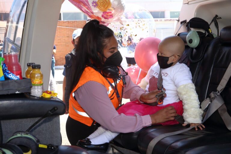 Hannia cumplió el sueño de volar