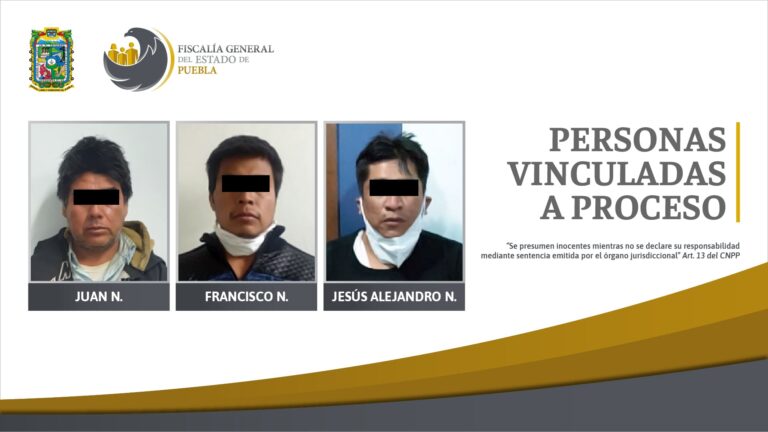 Tres vinculados a proceso por violencia familiar en contra de mujeres