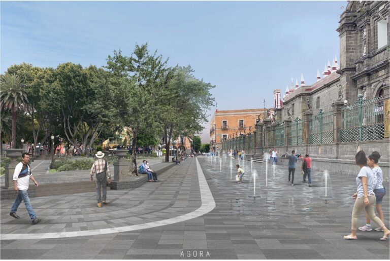 Ayuntamiento de Puebla informa que remodelación de Zócalo concluirá en septiembre