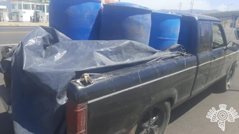 Captura Policía Estatal a cuatro presuntos huachicoleros