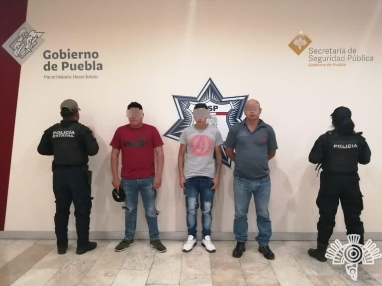 Captura Policía Estatal a tres colombianos presuntos operadores del sistema “gota a gota”