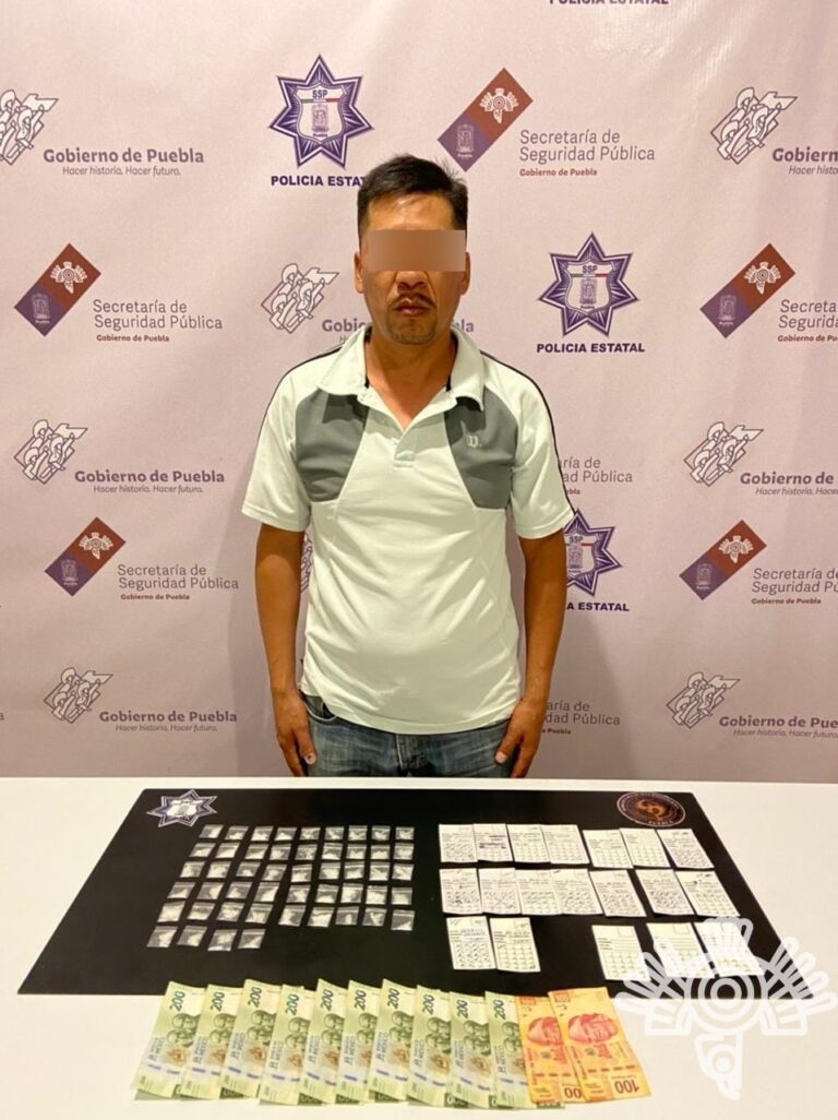 En Zinacatepec, Policía Estatal captura a presunto operador del “gota a gota”