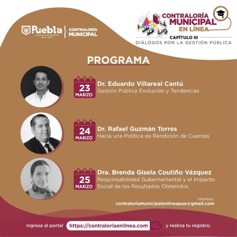 En encuentro virtual, Contraloría Municipal visibilizará la importancia de la Rendición de Cuentas