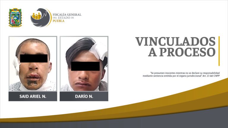 FGE obtiene prisión contra dos presuntos homicidas de Tlahuapan