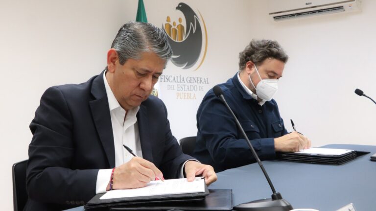 FGE y CCSJP firman convenios para mejoras en la procuración de justicia