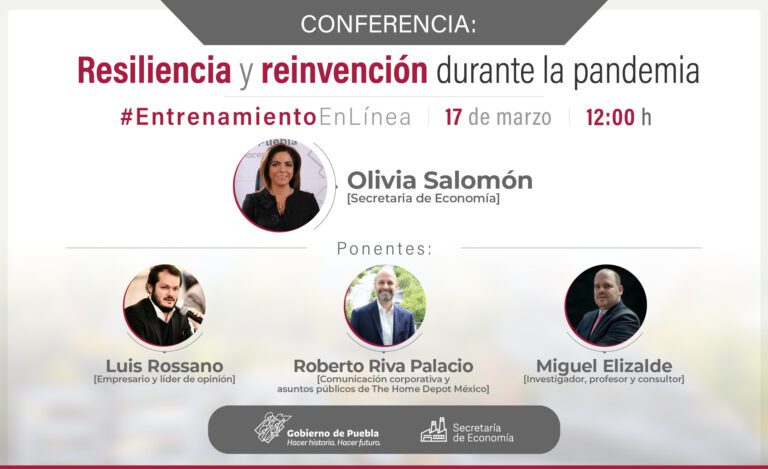 Organiza Economía conferencia «resiliencia y reinvención durante la pandemia»