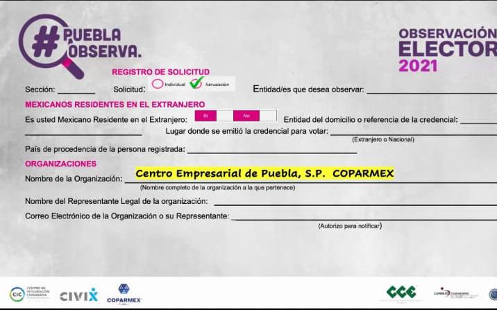 Va Coparmex por 200 observadores electorales para elección del 6 de junio