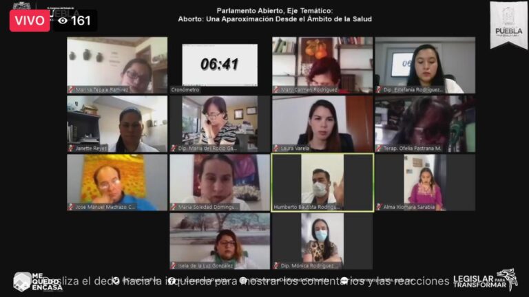 Avanza Parlamento Abierto, comienza el eje: Aborto, una aproximación desde el ámbito de la salud