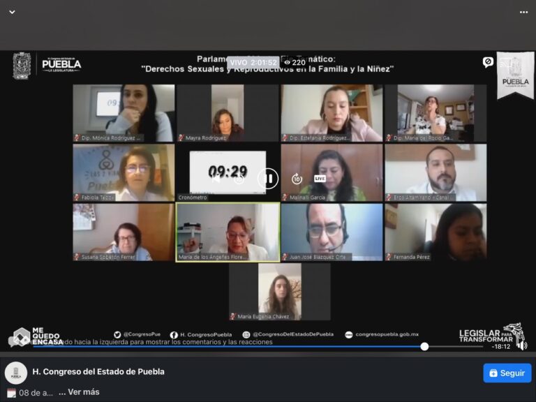 Congreso del Estado realiza tercera mesa de Parlamento Abierto sobre “Derechos Sexuales, Derechos Reproductivos y Aborto Legal”