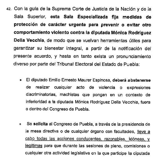 Dicta TEPJF medida cautelar en contra de Emilio Maurer por cometer violencia política de género