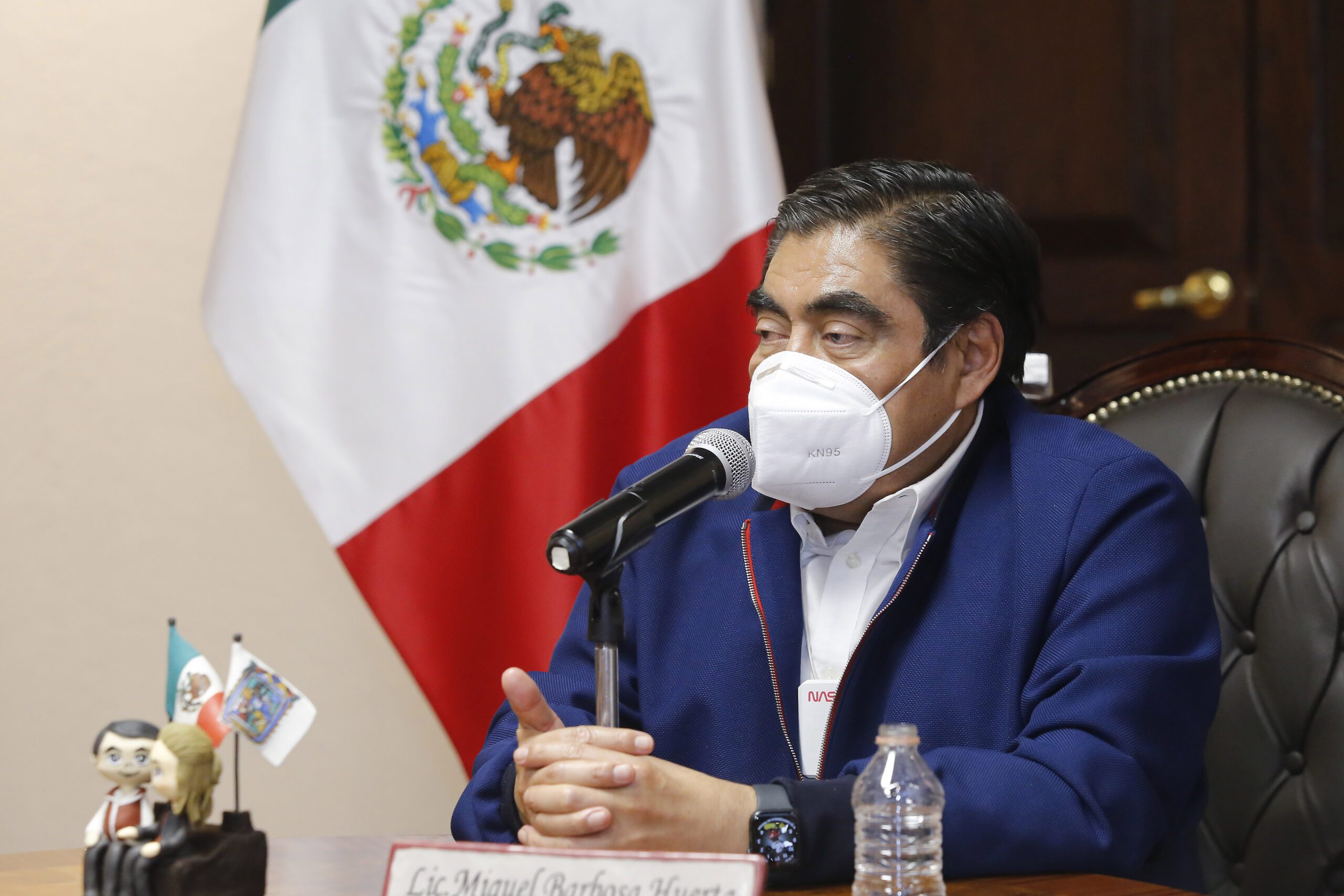 En Puebla está garantizada la aplicación de la vacuna, no habrá abusos MBH