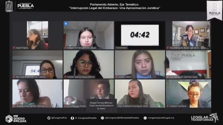 Inicia en el Congreso del Estado mesa de Parlamento Abierto sobre “Interrupción legal del embarazo; una aproximación jurídica