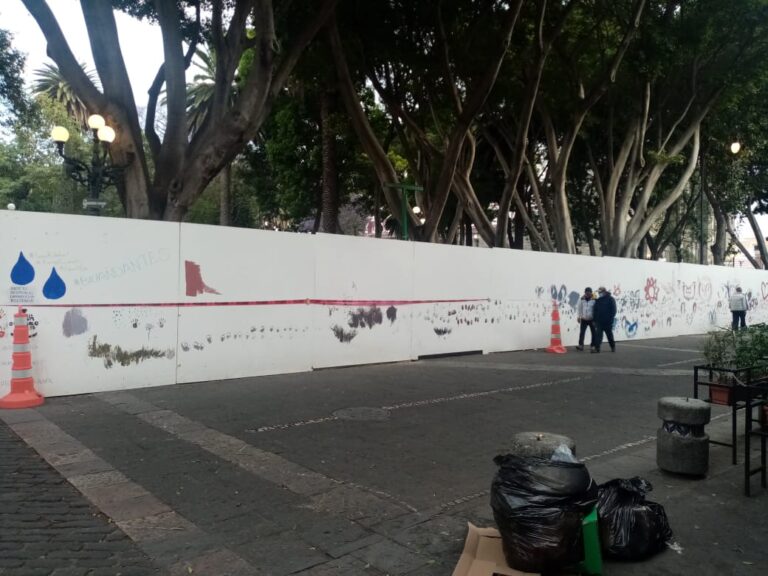 Obras del zócalo de Puebla iniciaron sin permisos ambientales