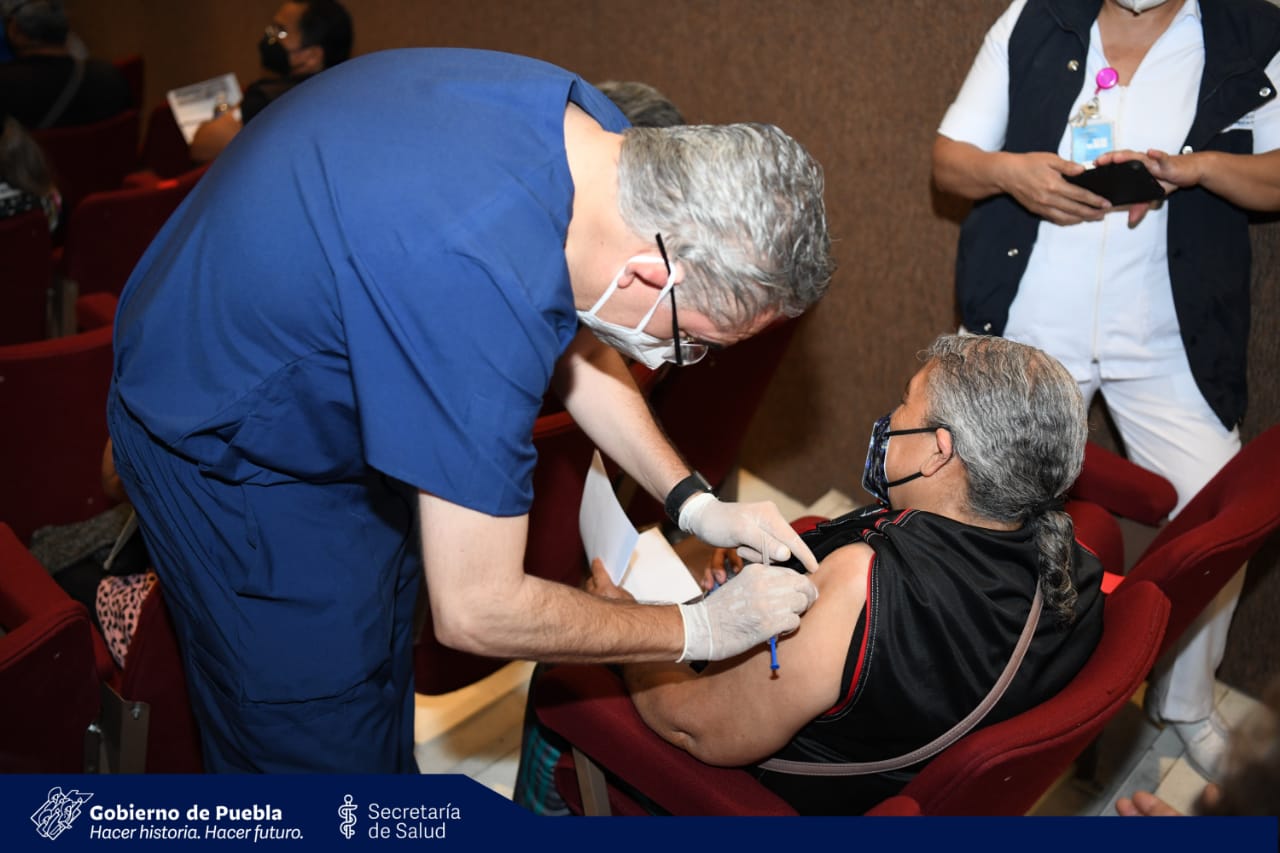 Puebla ha recibido 735 mil 525 vacunas contra la Covid