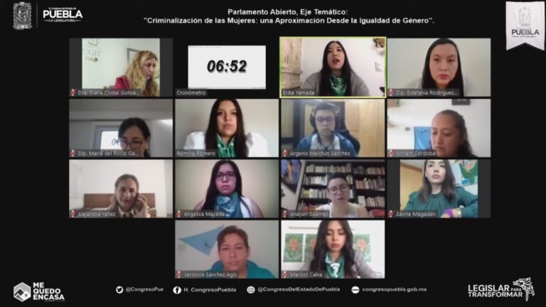 Realiza Congreso del Estado quinta mesa de Parlamento Abierto sobre Derechos Sexuales, Derechos Reproductivos y Aborto Legal