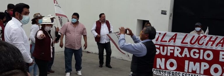 Se deslinda IEE del conflicto interno de Morena