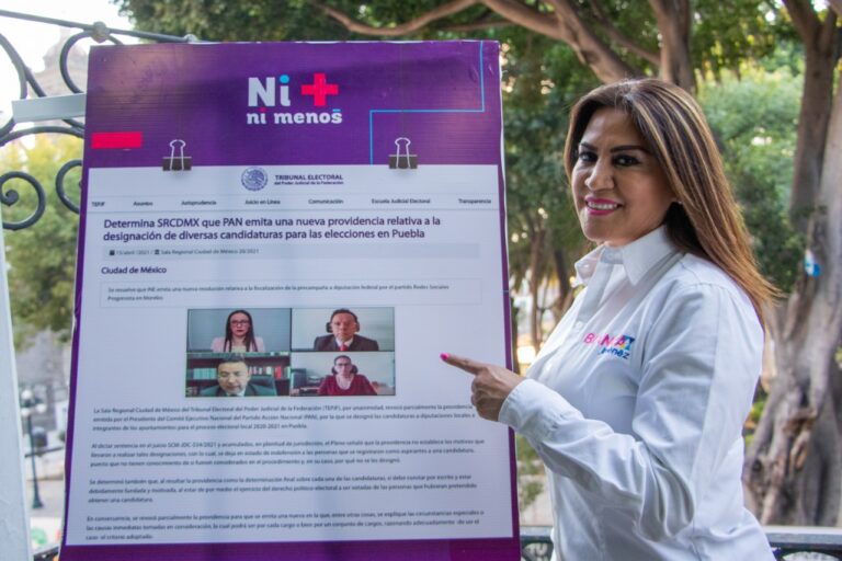 Tlatehui puede ser detenido en cualquier momento, advierte Blanca Jiménez