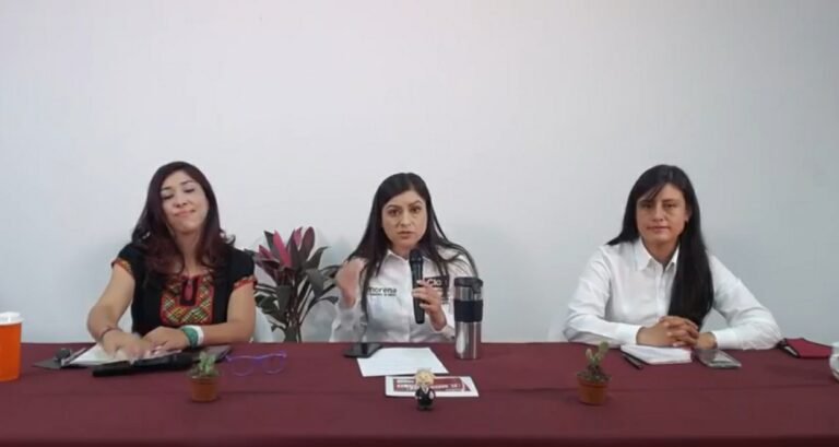 Acusa Claudia Rivera amenazas de encarcelamiento gane o pierda la elección