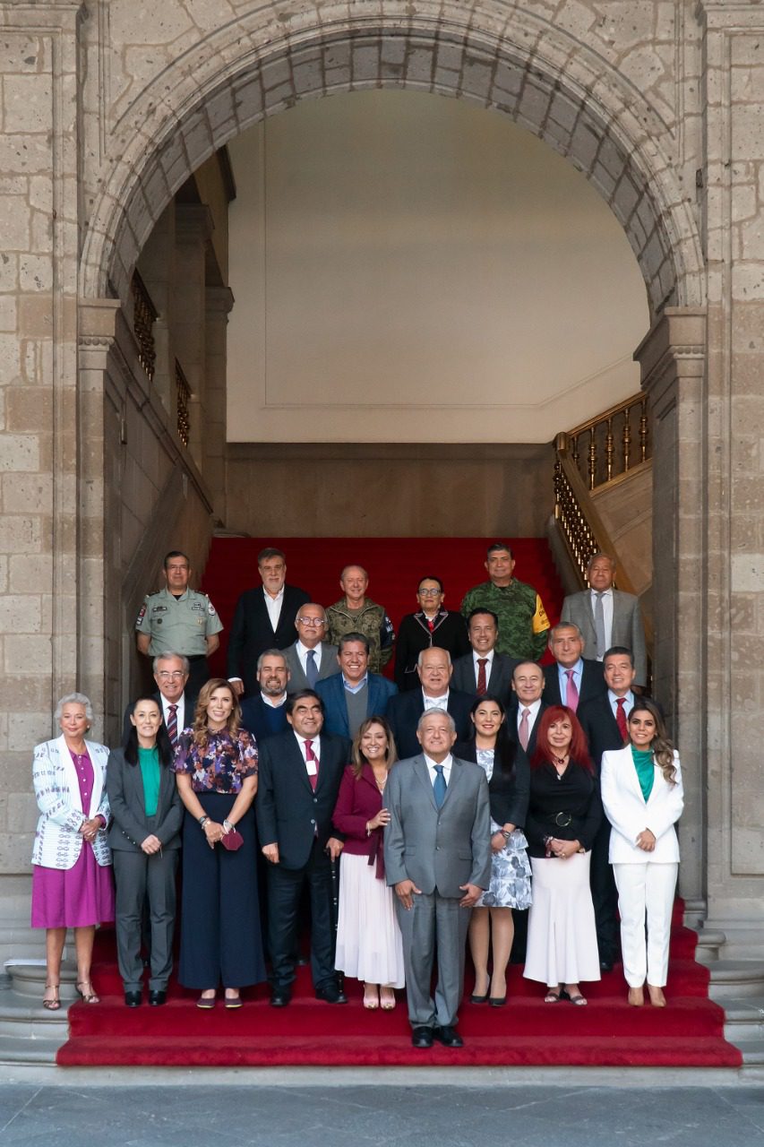 Seguridad prioridad para la 4T, Miguel Barbosa acude a reunión con AMLO