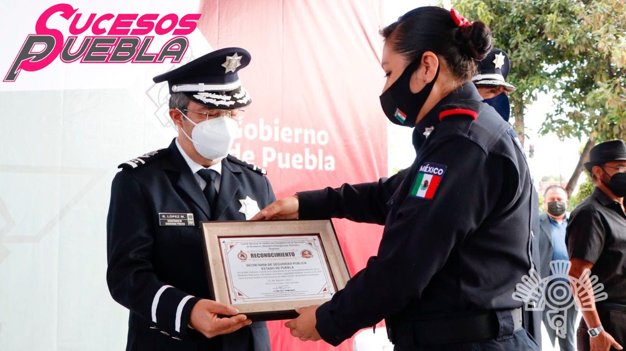Con entrega de certificados, SSP conmemora el Día del Bombero