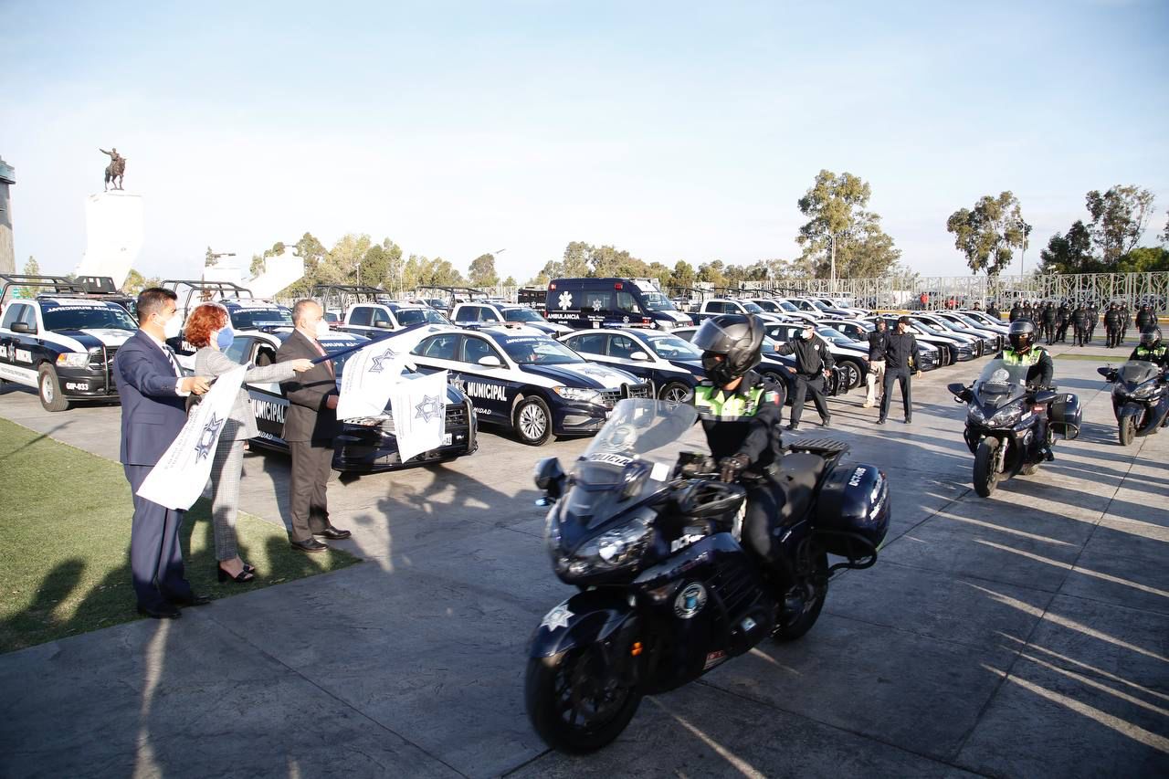 Eduardo Rivera Pérez pone en marcha Operativo 100 de Seguridad Pública