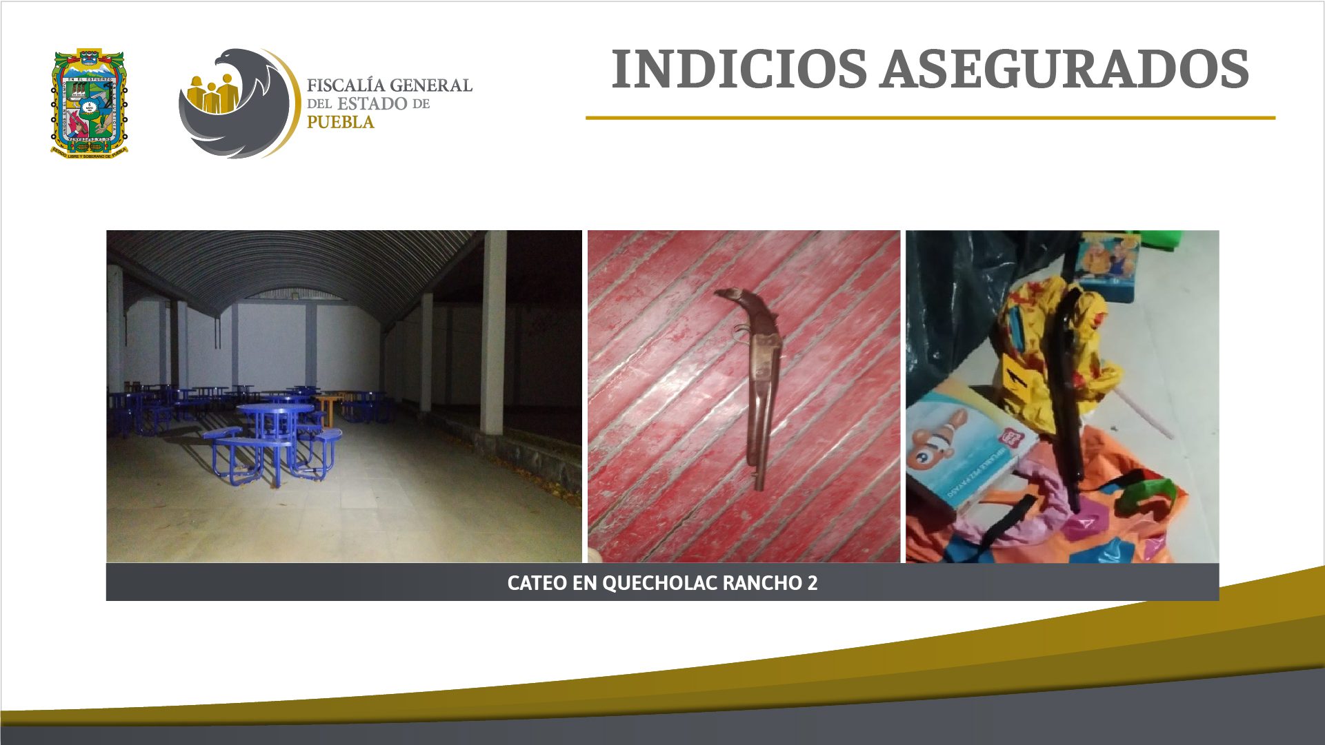 Fiscalía Puebla cateó 3 ranchos en Quecholac y Palmar de Bravo