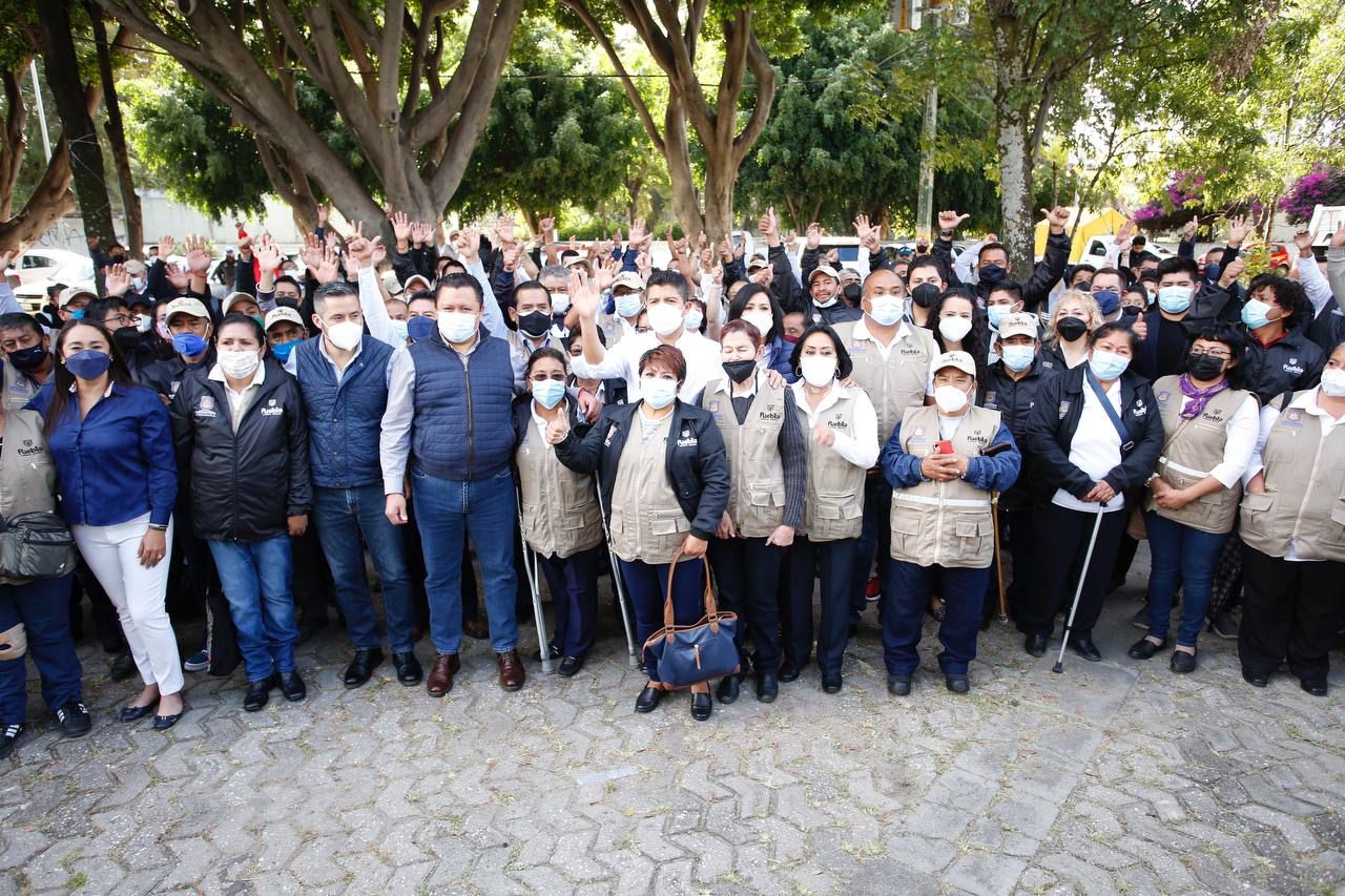 Eduardo Rivera Pérez inicia programa para mantenimiento de camellones y parques