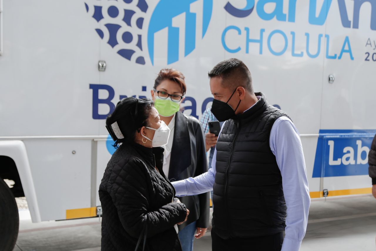 Con brigadas de Salud, el Ayuntamiento de San Andrés Cholula acerca servicios a la ciudadanía