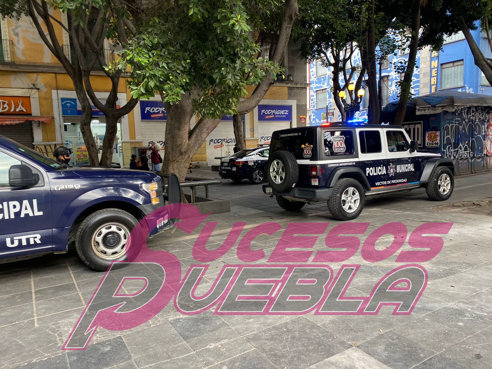 Regresó el cerco policíaco contra ambulantes del Centro de Puebla
