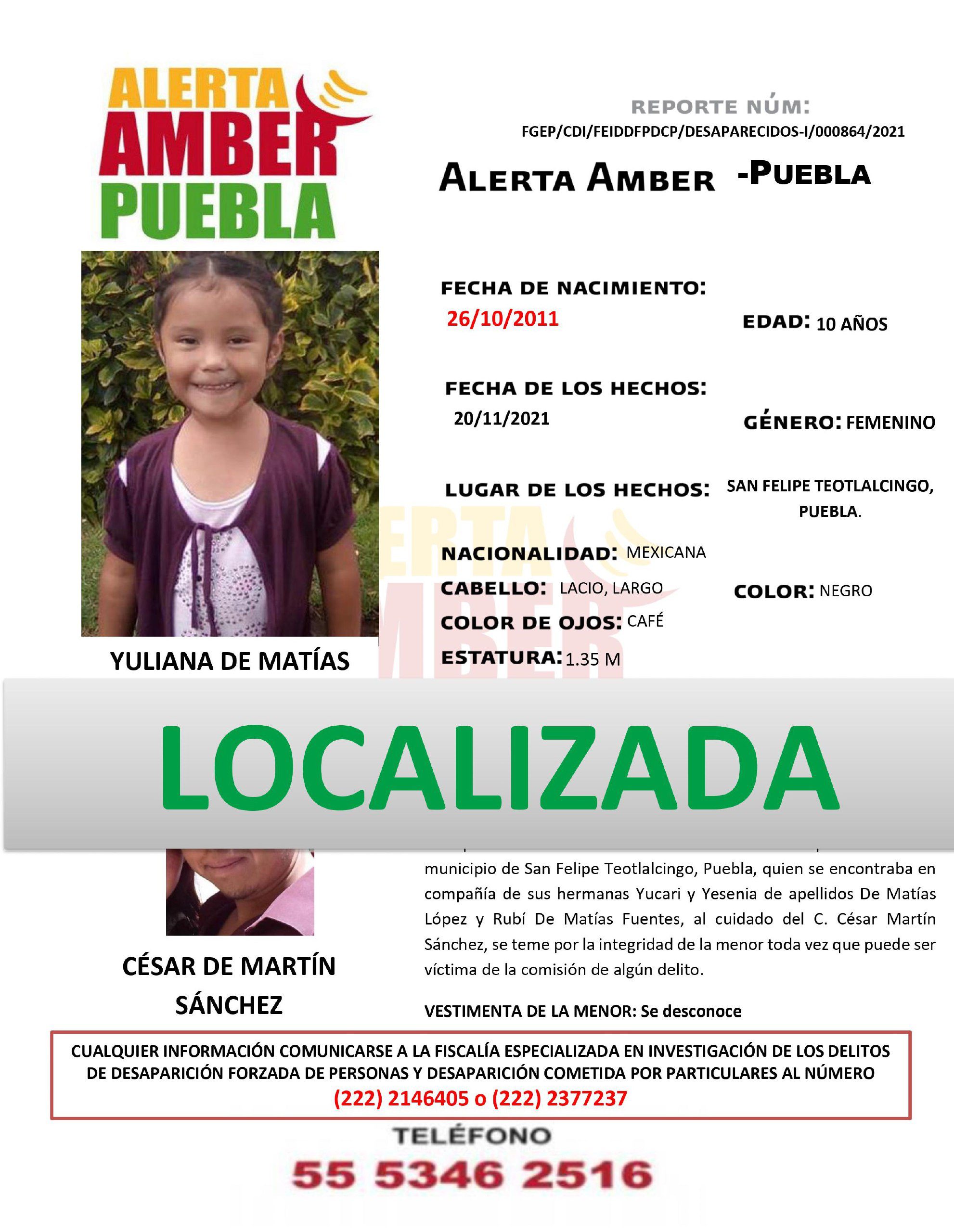 A través de Alerta Amber se localizó a cuatro hermanas menores de edad