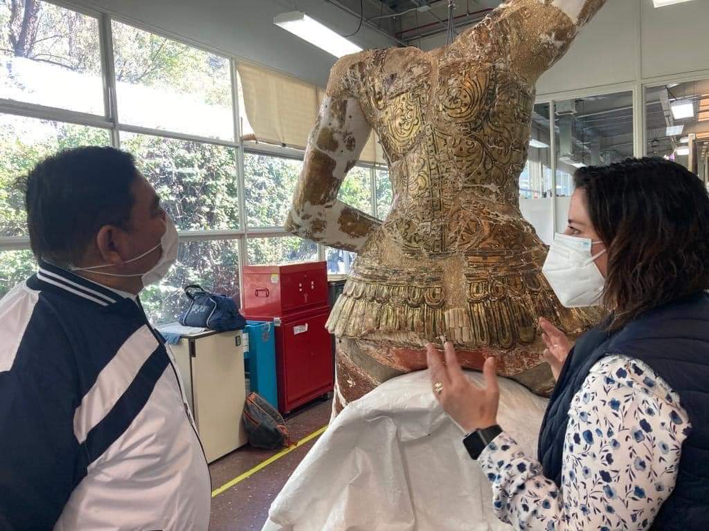 Así va la restauración de "Santiaguito"