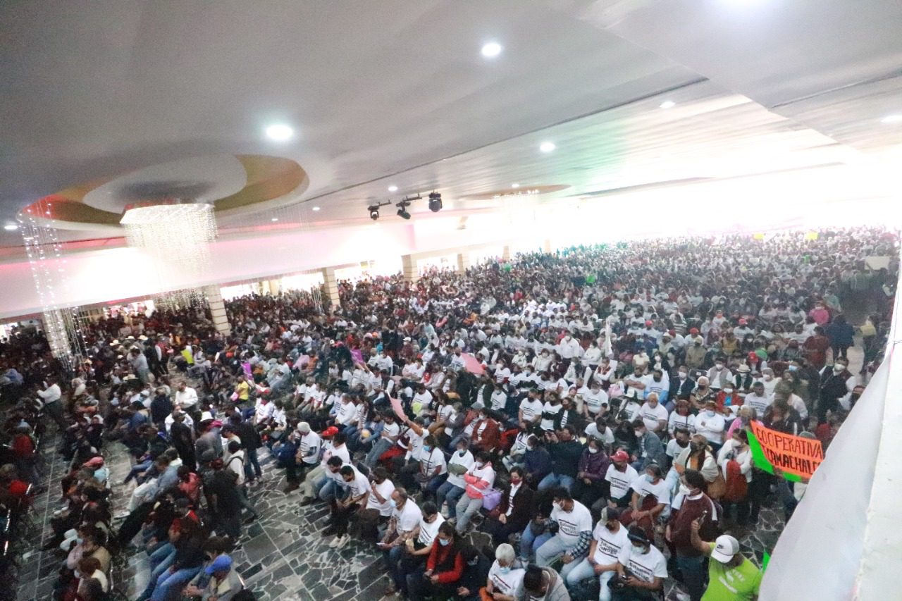 Cierran Reunión Estatal de Ratificación de Mandato Estamos Contigo AMLO, con más de 7 mil asistentes