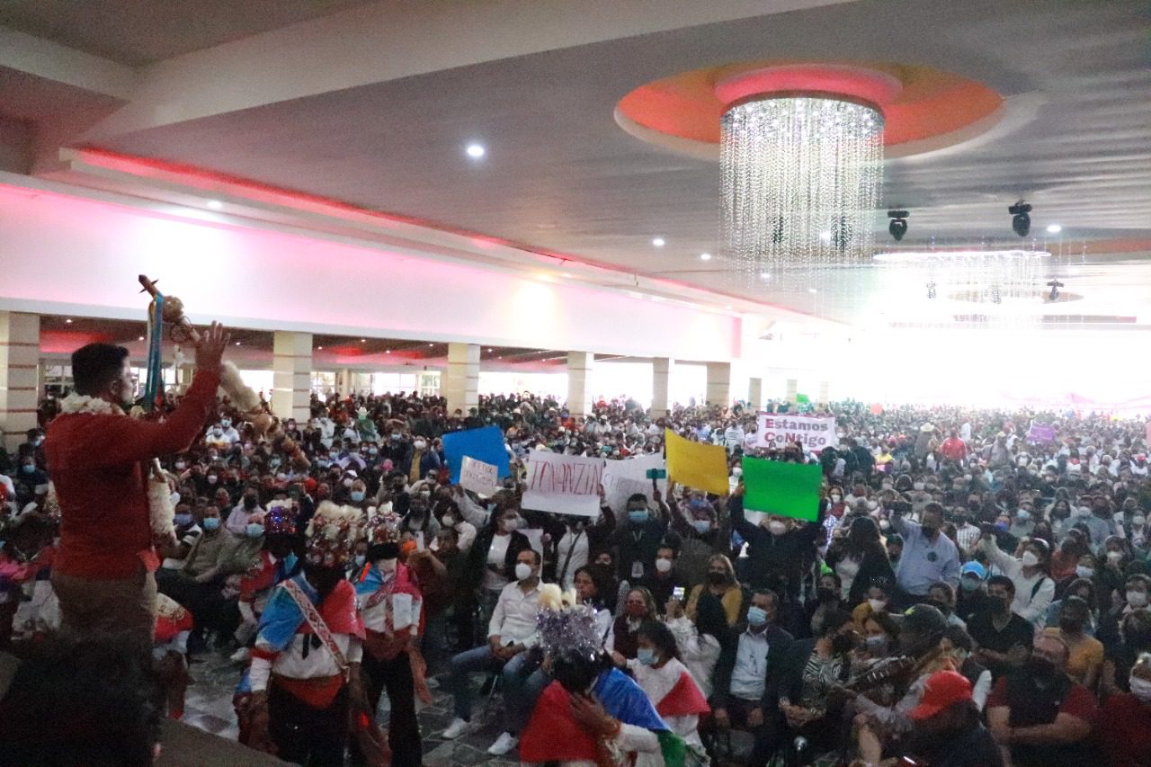 Asisten 7 mil morenistas a reunión estatal de Ratificación de Mandato “Estamos contigo AMLO”