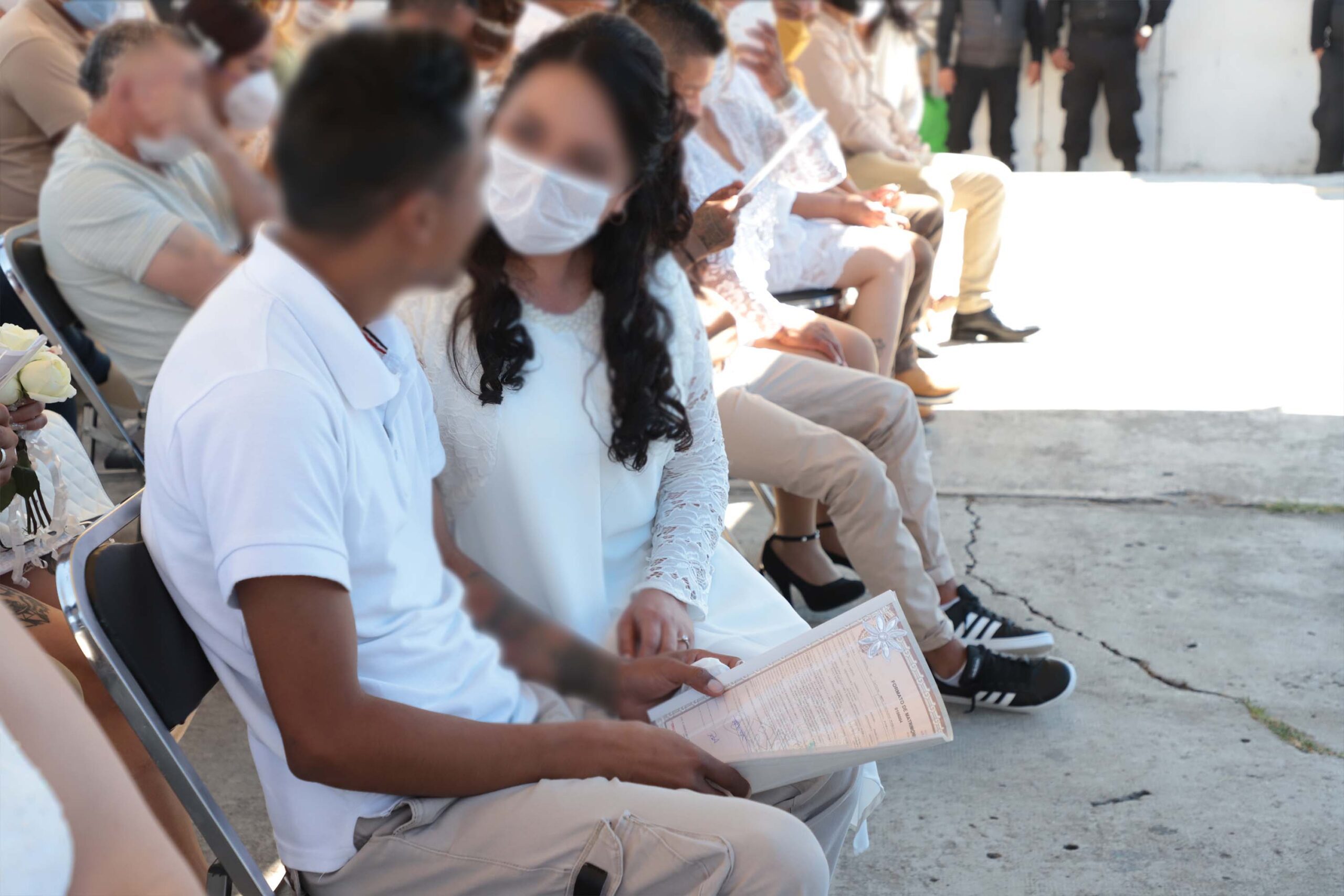 Con matrimonios gratuitos, SEDIF y Registro Civil brindan certeza jurídica a población del Cereso de San Miguel