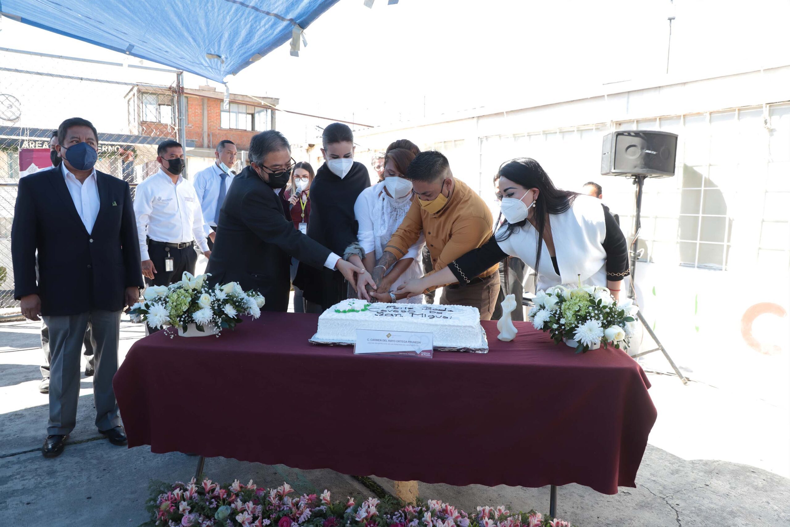 Con matrimonios gratuitos, SEDIF y Registro Civil brindan certeza jurídica a población del Cereso de San Miguel