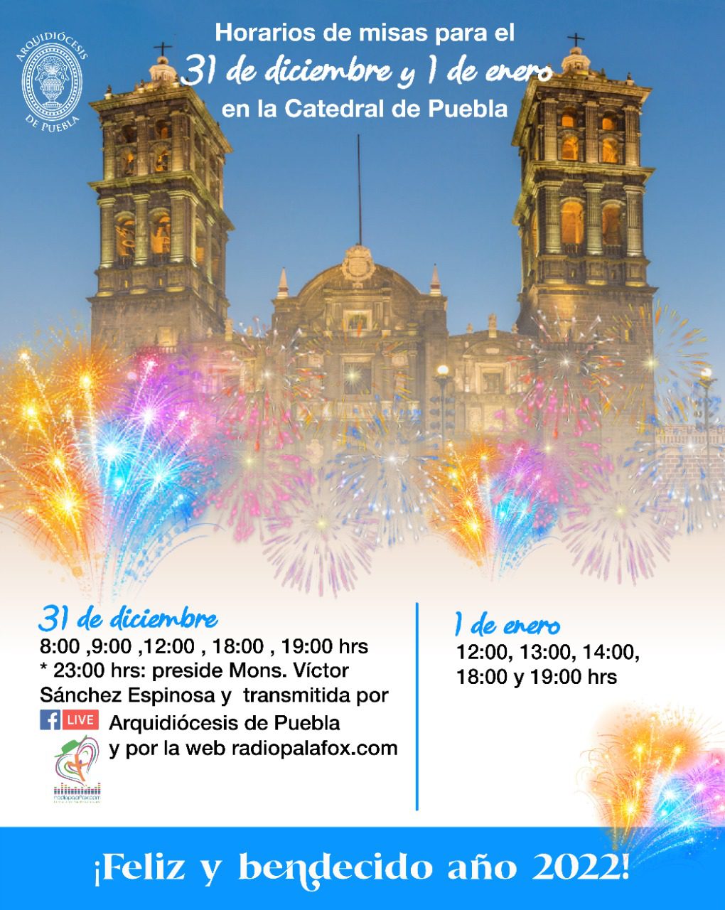 Pide Víctor Sánchez Espinosa a feligreses no alejarse de la fe ante la violencia y la pandemia de la Covid-19