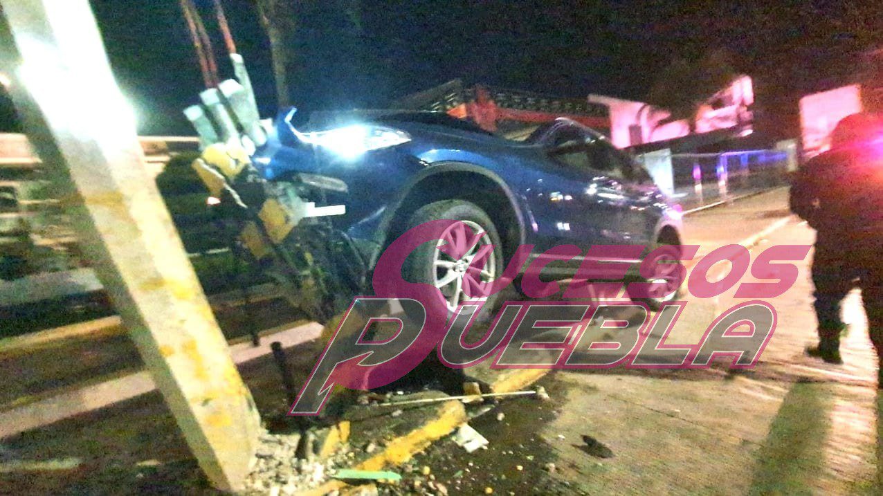 Así dejaron esta camioneta de lujo en Circuito Juan Pablo II