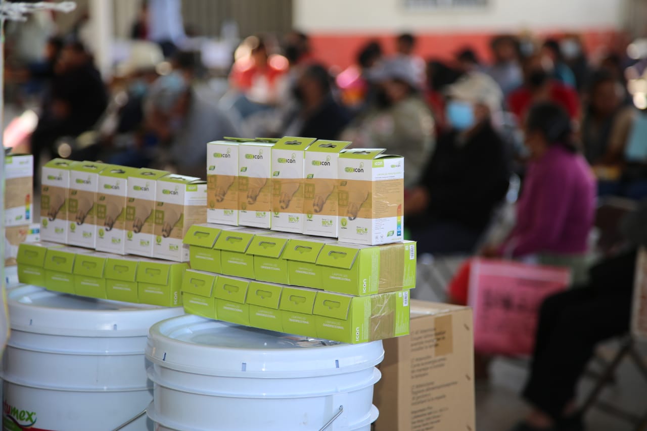 Otorga Bienestar acciones de vivienda en Tilapa, Tepeojuma y Santa Isabel Cholula