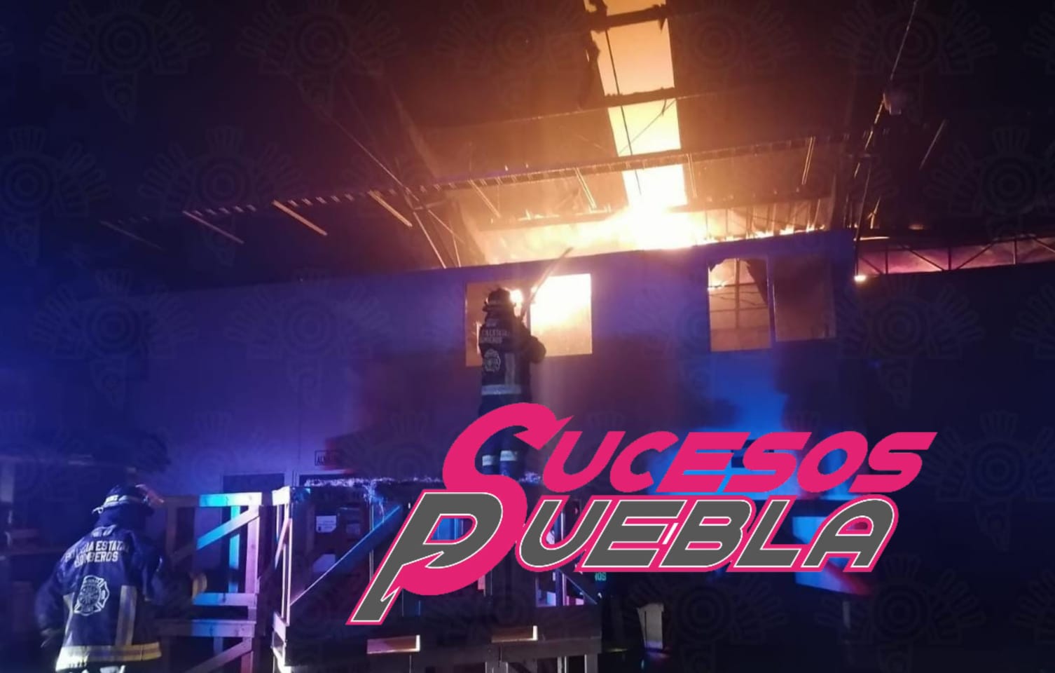 Bodega de reciclado se incendió en parque industrial Sanctorum