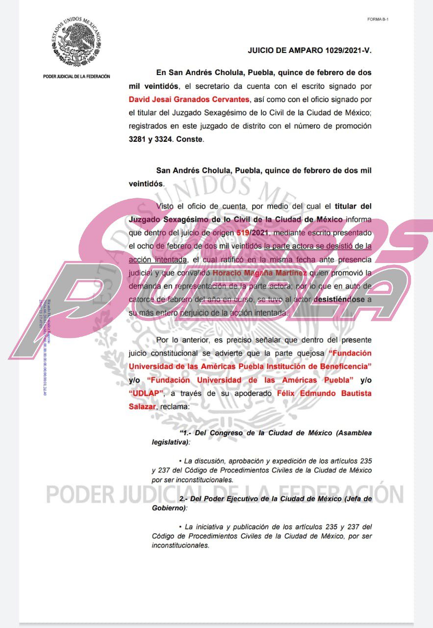 Alumnos pueden regresar a ocupar el campus de la UDLAP Nuevo Patronato