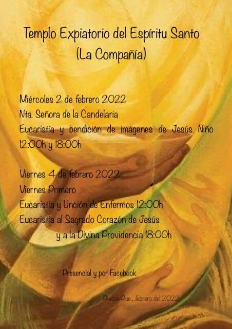 Alistan misas por el Día de la Candelaria