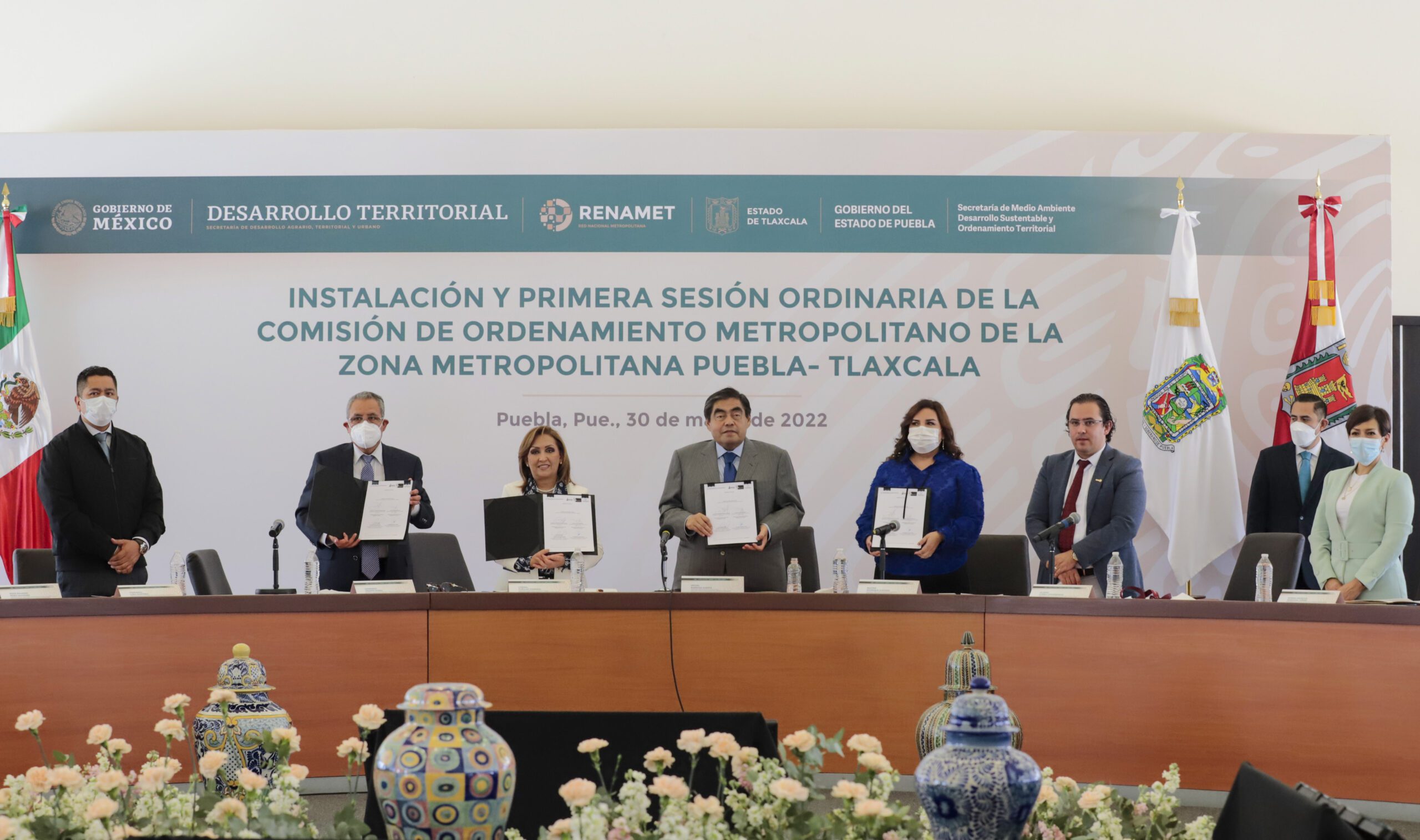 Instalan Puebla y Tlaxcala comisión de ordenamiento de la zona metropolitana