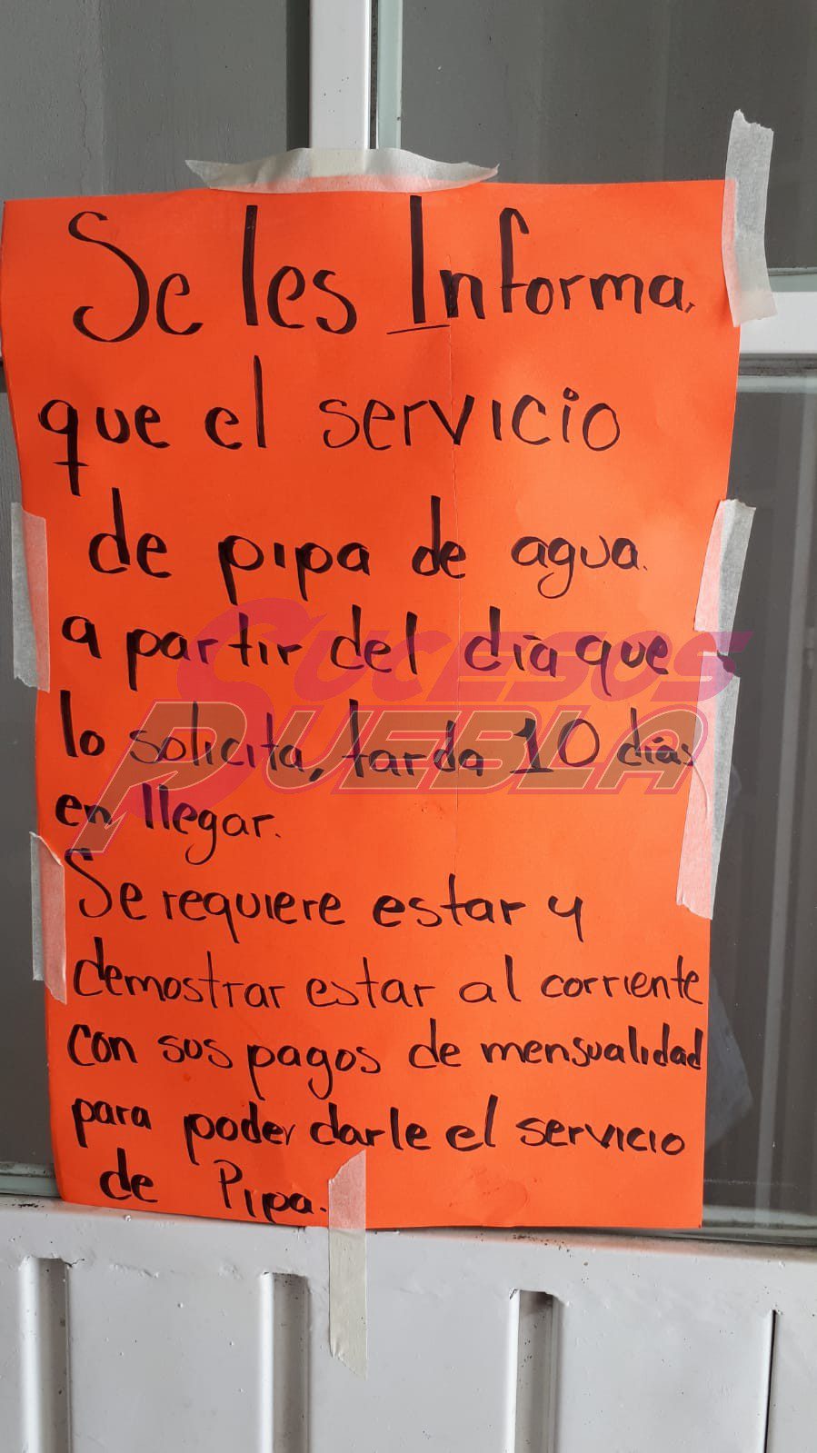 Familias de Xonacatepec van por un mes sin el servicio de agua potable