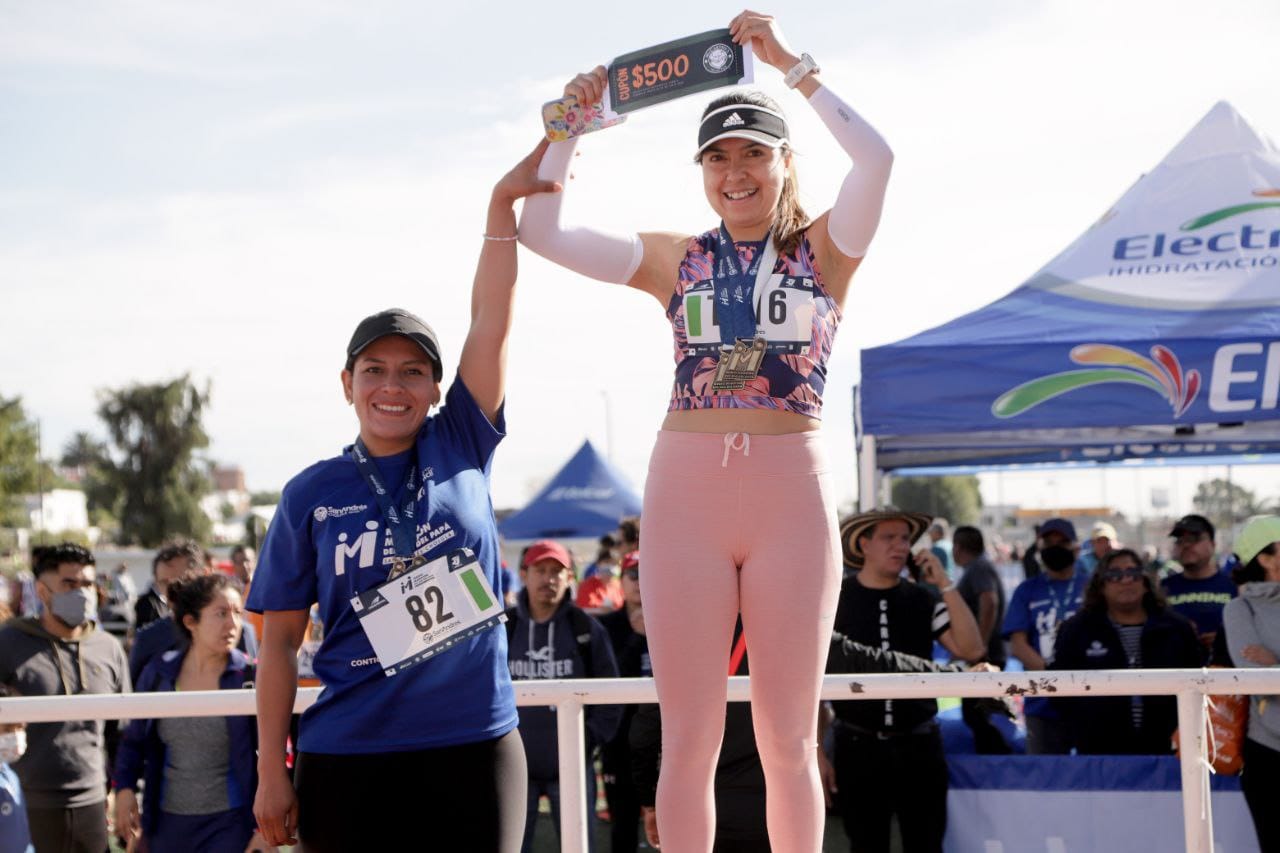 Con éxito se realizó el medio maratón del día del papá en San Andrés Cholula